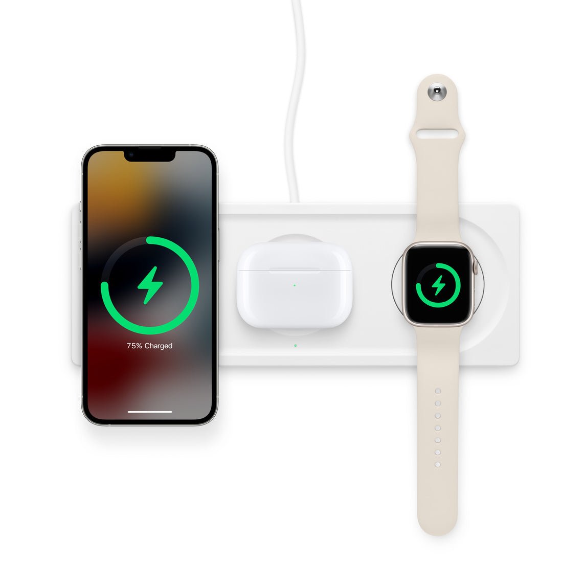 Maxandfix - Belkin BOOST CHARGE PRO 3-in-1 Wireless Charging Pad with MagSafe - Maxandfix -