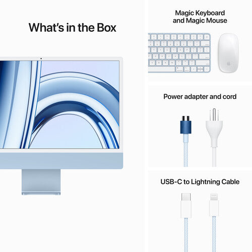 Apple iMac (24-inch, M3 chip with 8‑core CPU and 8‑core GPU)