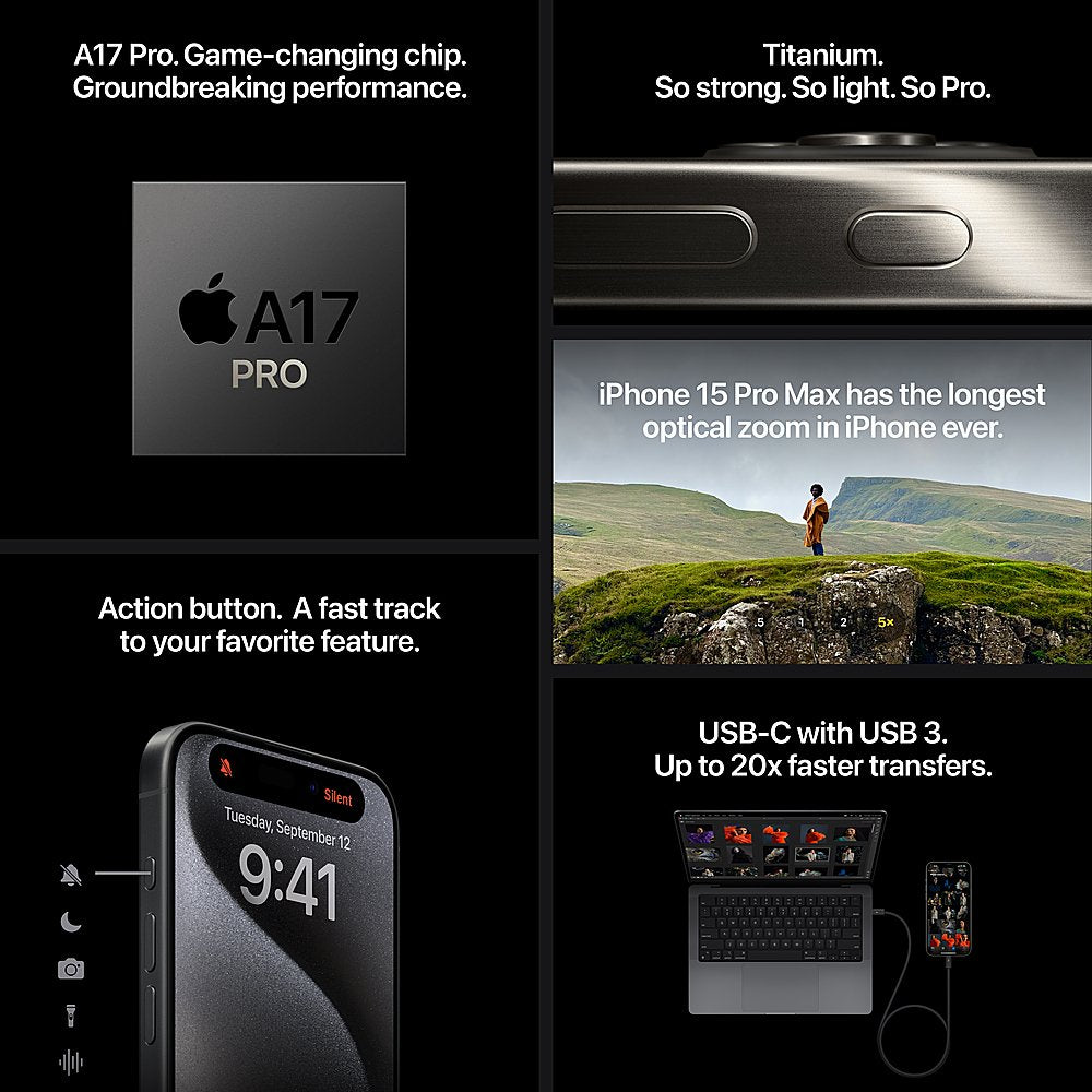 iPhone 15 Pro Max (Unlocked)