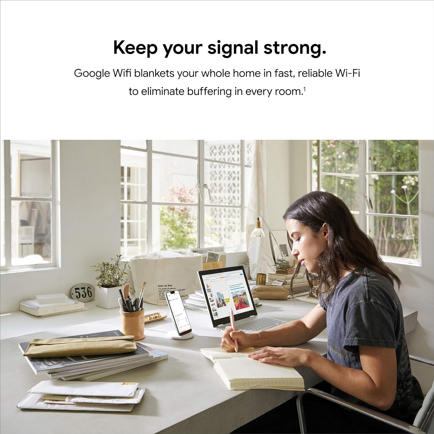 Maxandfix - Google Wifi - AC1200 - Mesh WiFi System - Wifi Router - 1500 Sq Ft Coverage - 1 pack - 1-Pack - - Maxandfix -