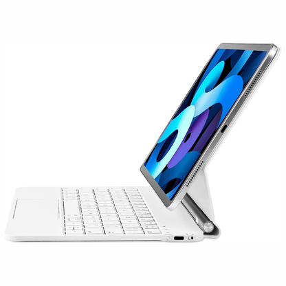 Maxandfix - InUnion Magic Keyboard | iPad Pro 11 inch 1st, 2nd, 3rd Gen 2022 and 10.9 iPad Air 5th & 4th Gen - White - Maxandfix -